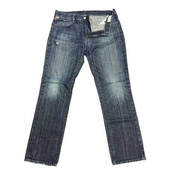 Denim & Supply RL Ralph Lauren Slouch Distressed Straight Leg Jeans Mens 34 x 32 - Picture 2 of 16